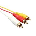 HDMI-3 RCA-video/audio-sovitinkaapeli - 1.5m