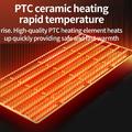 HQ29-290B 1500W:n PTC-keraaminen pöytälämmitin, kääntötoiminnolla - musta