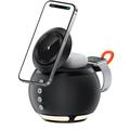 HT-571 5-in-1-magneettinen langaton laturi, jossa on Bluetooth-kaiutin ja yövalo - musta