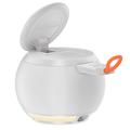 HT-571 5-in-1-magneettinen langaton laturi, jossa on Bluetooth-kaiutin ja yövalo - valkoinen