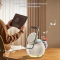 HT-571 5-in-1-magneettinen langaton laturi, jossa on Bluetooth-kaiutin ja yövalo - valkoinen
