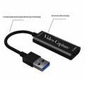 HU-02 HDMI-USB 3.0 -videotallennuskortti / suoratoistoadapteri - musta