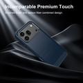 Honor 600/600 Pro Harjattu TPU Suojakuori - Hiilikuitu - sininen