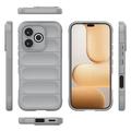 Honor 600 Lite Rugged TPU Suojakuori - Vaaleanharmaa