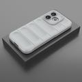 Honor 600 Lite Rugged TPU Suojakuori - Vaaleanharmaa