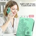 Honor 600 Smart Mandala -lompakkokotelo rannehihnalla - mintunvihreä