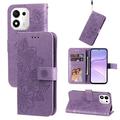 Honor 600 Smart Mandala -lompakkokotelo rannekkeella - violetti
