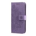 Honor 600 Smart Mandala -lompakkokotelo rannekkeella - violetti