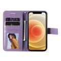 Honor 600 Smart Mandala -lompakkokotelo rannekkeella - violetti