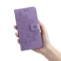 Honor 600 Smart Mandala -lompakkokotelo rannekkeella - violetti