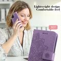 Honor 600 Smart Mandala -lompakkokotelo rannekkeella - violetti