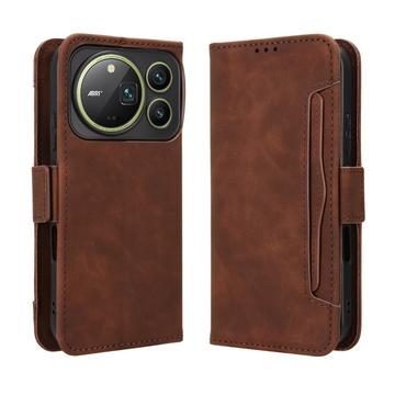 Honor Magic9 Pro Max -kortinhaltijan lompakkokotelo - ruskea