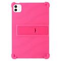 Honor MagicPad 4 Silikoni kotelo potkukannattimella - Kuuma Pinkki