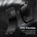Honor X7e Harjattu TPU Suojakuori - Hiilikuitu