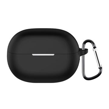 Huawei FreeBuds Pro 5 Silikonikotelo Karabiinilla - Musta