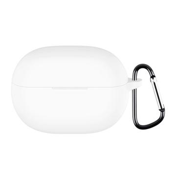 Huawei FreeBuds Pro 5 Silikonikotelo Karabiinilla - Valkoinen