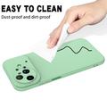 Huawei Nova 15 Ultra Nestemäinen silikonikotelo käsihihnalla - vihreä