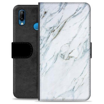 Huawei P20 Lite Premium Lompakkokotelo - Marmori