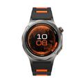 Huawei Watch GT 7/GT 7 Pro -kellon pikavapautusmekanismilla varustettu kaksivärinen silikoninen urheiluranneke - musta / oranssi