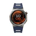 Huawei Watch GT 7/GT 7 Pro -kellon pikavapautusmekanismilla varustettu kaksivärinen silikoninen urheiluranneke - tummansininen / valkoinen