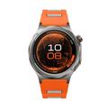 Huawei Watch GT 7/GT 7 Pro -kellon pikavapautusmekanismilla varustettu kaksivärinen silikoninen urheiluranneke - oranssi / harmaa