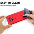 Huawei nova 14i Nestemäinen silikonikotelo käsihihnalla - punainen