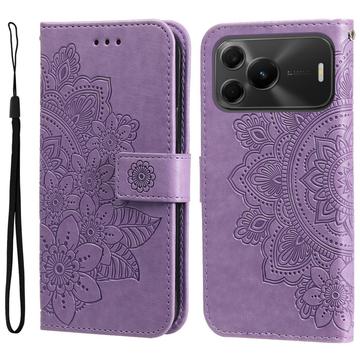 Huawei nova 16 SE Mandala -lompakkokotelo rannekkeella - violetti