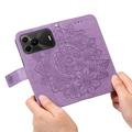 Huawei nova 16 SE Mandala -lompakkokotelo rannekkeella - violetti