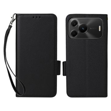 Huawei nova 16 SE Lompakkokotelo jalustalla - musta