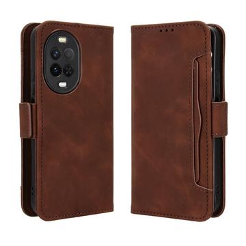 Huawei nova 16z -kortinhaltijan lompakkokotelo - ruskea