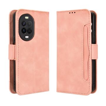 Huawei nova 16z -kortinhaltijan lompakkokotelo - vaaleanpunainen