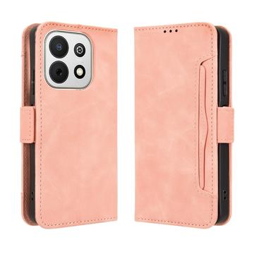 Huawei Enjoy 90/90 Plus/nova Y74 4G -kortinhaltijan lompakkokotelo - vaaleanpunainen