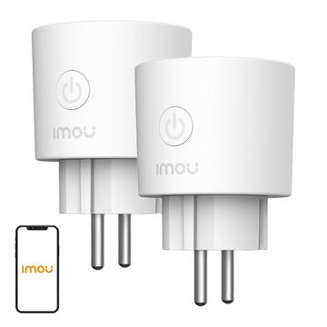 IMOU CE2P WiFi-älypistoke, jossa on energiankulutuksen seuranta, ajastustoiminto ja ääniohjaus - 2 kpl.