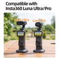 Insta360 Luna Pro/Luna Ultra SunnyLife LU-DZ267 pikakiinnitteinen autoteline - musta