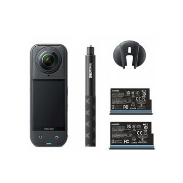 Insta360 X5 -aloituspaketti 8K-toimintakamera tekoälyllä – musta