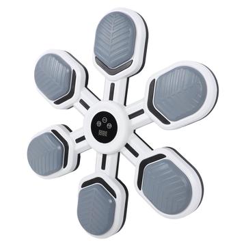 Interaktiivinen musiikkiboksauskone nyrkkeilyhanskoilla - valkoinen / harmaa