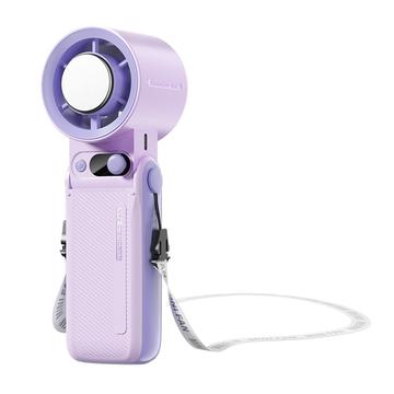 JF168 Kannettava kädessä pidettävä tuuletin ilmanjäähdyttimellä, 6000mAh - violetti