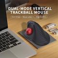 Jomaa JOM255 Ergonominen langaton trackball-hiiri - musta