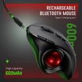 Jomaa JOM255 Ergonominen langaton trackball-hiiri - musta
