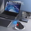 Jomaa JOM255 Ergonominen langaton trackball-hiiri - musta