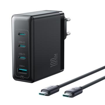 Joyroom JR-TG11 4-porttinen GaN-pikalaturi 100W - musta