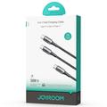 Joyroom S-A57 USB-C ja 2x USB-C latauskaapeli - 100W, 1.5m - harmaa
