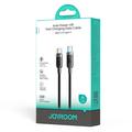 Joyroom S-A63 USB-C-kaapeli (tiedonsiirto/pikalataus), 1.2m, 100W - musta