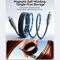 Joyroom S-A65 magneettinen USB-C-kaapeli - 100W/1.2m - musta