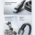 Joyroom S-A65 magneettinen USB-C-kaapeli - 100W/1.2m - musta