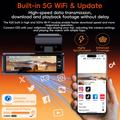 K19-kaksoisajokamera, 4K Ultra HD, GPS ja WiFi - musta