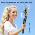 K50 kaksoispuhelinklipsi Bluetooth-selfiekeppi jalustalla kaukosäätimellä - vaaleanpunainen