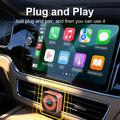 K6 Plus 4-in-1 langaton CarPlay/Android Auto -sovitin – AirPlay, Miracast – oranssi