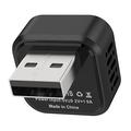 K6 Ultra1 2-in-1 langaton CarPlay/Android Auto -sovitin – Bluetooth 5.4, kaksikaistainen WiFi – musta