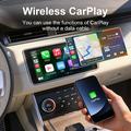 K6 Ultra1 2-in-1 langaton CarPlay/Android Auto -sovitin – Bluetooth 5.4, kaksikaistainen WiFi – oranssi